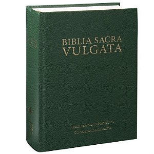 Biblia Sacra Vulgata, SBB, Capa Dura Verde, Tamanho Médio