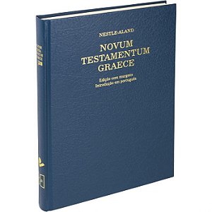Novum Testamentum Graece NA28 - NESTLE-ALAND, SBB, Capa Dura Azul