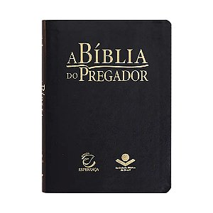 A Bíblia do Pregador SBB, Tamanho Grande, Capa Luxo Preta - ARC085BPRLV