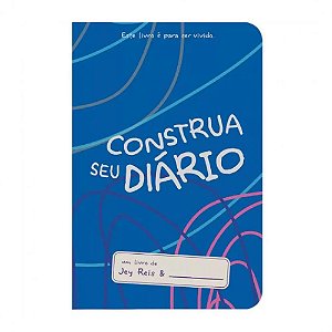 Construa seu diário, Capa Azul - Jey Reis