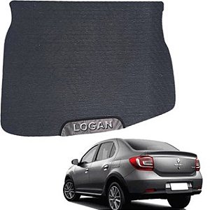 Tapete Emborrachado para Porta Malas Traseiro Logan 2014-2021