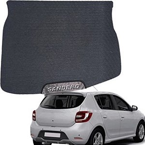 Tapete Emborrachado para Porta Malas Traseiro Sandero 2020-2023
