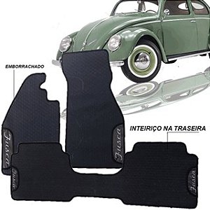 Tapete Emborrachado Ecológico Jogo 3 peças Cobre Túnel Fusca 1959-1970