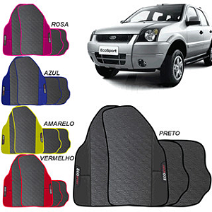 Tapete Emborrachado Ecológico Jogo 4 peças EcoSport 2003-2006