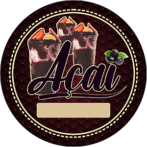 Adesivos e Etiquetas para Açaí  Personalizado Profissionalize suas Embalagens Escolha o Modelo do Seu Adesivo no Anuncio