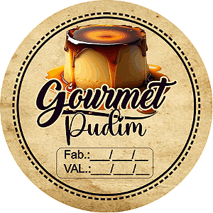 Adesivos e Etiquetas para Pudim Gourmet Personalize e Profissionalize suas Embalagens com Qualidade e Sofisticação Escolha seu Adesivo Favorito no Anuncio  Artes Prontas Escolha Já o seu