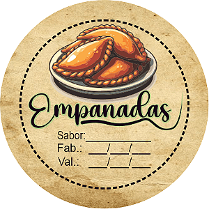 Adesivos e Etiquetas para Empanadas Personalize e Profissionalize suas Embalagens com Qualidade e Sofisticação Escolha seu Adesivo Favorito no Anuncio Artes Prontas Escolha Já o seu