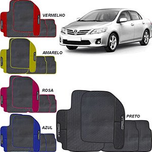 Tapete Emborrachado Ecológico Jogo 4 peças Corolla 2009-2014