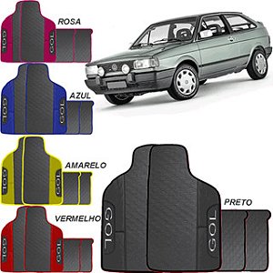 Tapete Emborrachado Ecológico Jogo 4 peças Gol G1 Quadrado 1980-1994