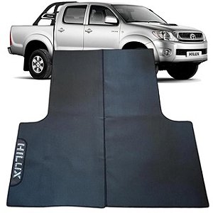 Tapete Emborrachado para Caçamba Hilux Cabine Dupla 2005-2015