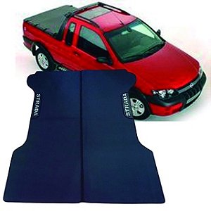 Tapete Emborrachado para Caçamba Strada Cabine Estendida 2004-2010
