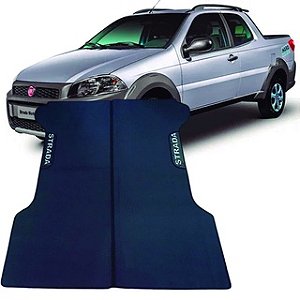 Tapete Emborrachado para Caçamba Strada Working Cabine Dupla 2014-2019