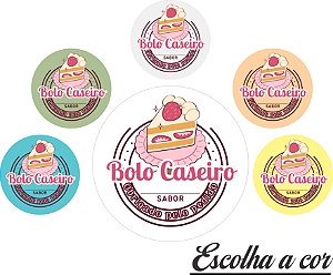 Adesivos e Etiquetas para Bolo Caseiro para Você Personalizado Profissionalize suas Embalagens Escolha o seu Modelo Favorito do Adesivo no Anuncio