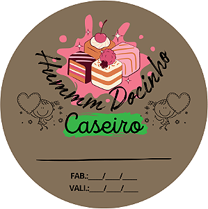 Adesivos e Etiquetas Docinhos Caseiros Personalizado Profissionalize suas Embalagens Escolha o seu Modelo Favorito do Adesivo no Anuncio