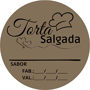 Adesivos e Etiquetas Torta Salgada Personalizado Profissionalize suas Embalagens Escolha o seu Modelo Favorito do Adesivo no Anuncio