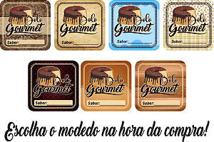 Adesivos e Etiquetas Bolo Gourmet Personalizado Profissionalize suas Embalagens Escolha o seu Modelo Favorito do Adesivo no Anuncio