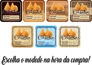 Adesivos e Etiquetas Coxinha Personalizado Profissionalize suas Embalagens Escolha o seu Modelo Favorito do Adesivo no Anuncio