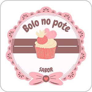 Adesivos e Etiquetas Bolo no Pote Personalizado Profissionalize suas Embalagens Escolha o seu Modelo Favorito do Adesivo no Anuncio
