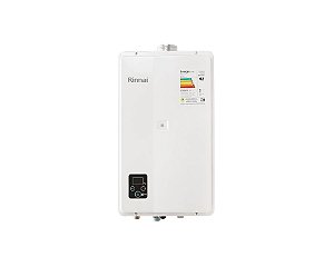 Aquecedor Rinnai Digital 32,5L a Gás GLP REU E33 Bivolt Branco