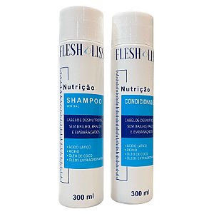 Kit Home Care Nutrição | Cabelos Fortes e com Brilho | Shampoo + Condicionador 300ml