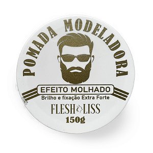 Pomada Modeladora Masculina | Brilho e Fixação Extra-forte | 150g