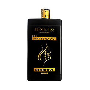 PROMOÇÃO Ativo Escova Definitiva Black Edition | Alisamento 100% Espelhado | 1 Litro (Estoque Limitado)