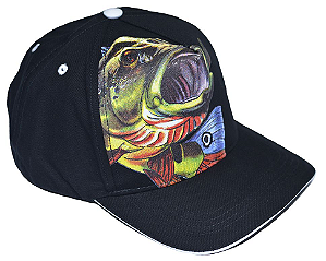 Boné para Pesca Bordado Marca PQS Fishing