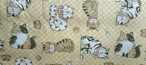 Tecido cats.100%Alg.50x75cm)