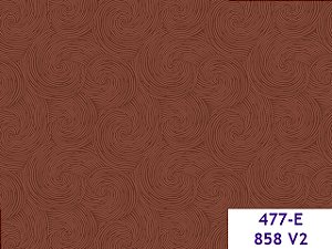 Caracol. Marrom Pelo Rotativo Ibi.50x150. Tecido 100%Alg.Ibira