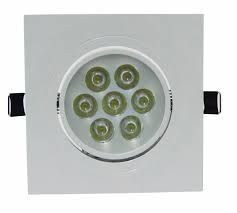 Spot Quadrado de LED 7W - Embutir
