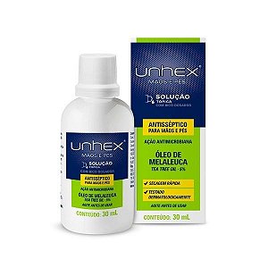 Oleo de Melaleuca - Unhex Spray  Antisseptico 30ML