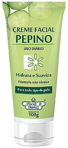 CR FACIAL DE PEPINO FLORES E VEGETAIS 100GR