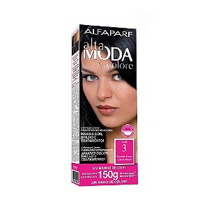 TINTURA ALTA MODA 3 CASTANHO ESCURO / CAFFE 150GR