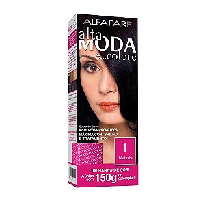 TINTURA ALTA MODA 1 PRETO JABUTICABA 150G