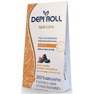 Depi Roll Folhas Prontas Facial 16unid  Argila