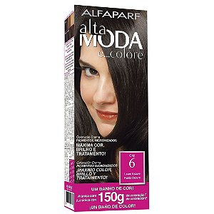 TINTURA ALTA MODA 6 LOURO ESCURO / CHA 150GR