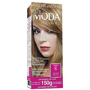 TINTURA ALTA MODA 8 LOURO CLARO/ GUARANA 150GR