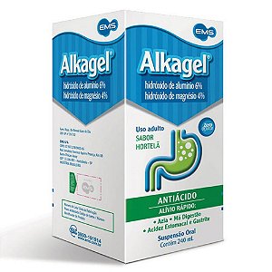 ALKAGEL MENTA SUSP 240ML EMS