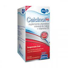 Calcigenol com 300 ml Sabor Morango - EMS