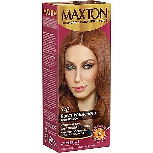 Tintura Maxton Kit 7.43 Cobre Dourado