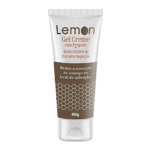 LEMON GEL CREME COM PROPOLIS +ASSOC. EXTRATUS DE VEGETAIS80G