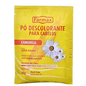 FARMAX PO DESCOLORANTE PARA CABELOS 20G CAMOMILA