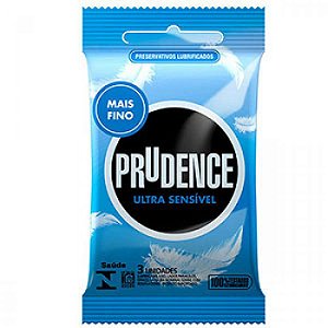 PRESERVATIVO PRUDENCE ICE C/ 3 UNIDADES