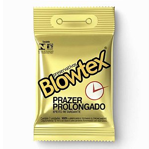 PRESERVATIVO BLOWTEX RETARDANTE PRAZER PROLONAGADO C/ 3