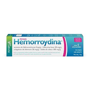 HEMORROYDINA 25G 5 APLICADORES NATIVITA