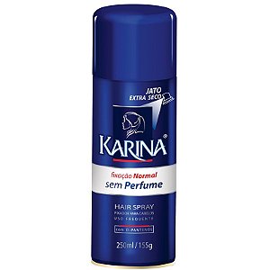 Hair Spray Karina 250ml Normal Sem Perfume