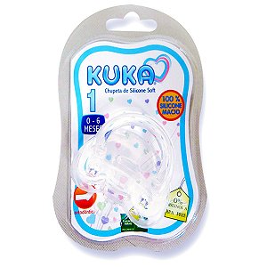 CHUPETA KUKA SOFT ORTODONTICA TRANSPARENTE TAM.1 REF.2700