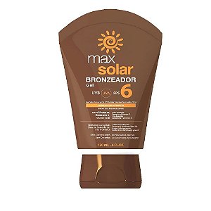 BRONZEADOR GEL MAXI SOLAR FPS6 120ML