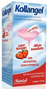 Hidroxido de Aluminio 150mL - Kollangel  Sabor Morango