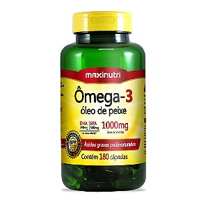 OMEGA 3 1000MG 180 CAPS GELATINOSA - MAXINUTRI